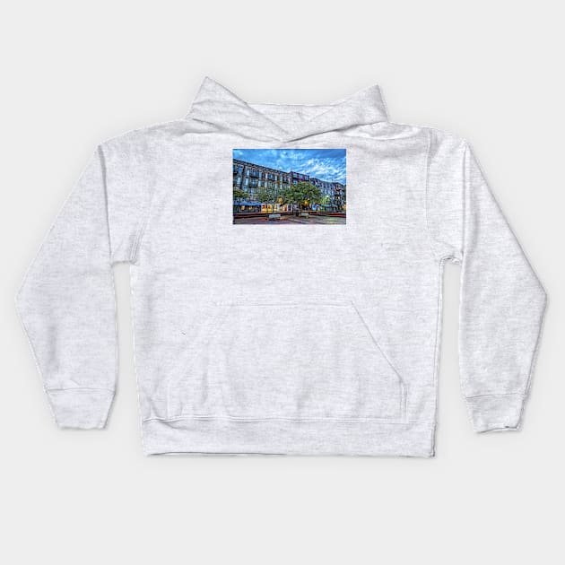 River Street Savannah Georgia Kids Hoodie by Gestalt Imagery